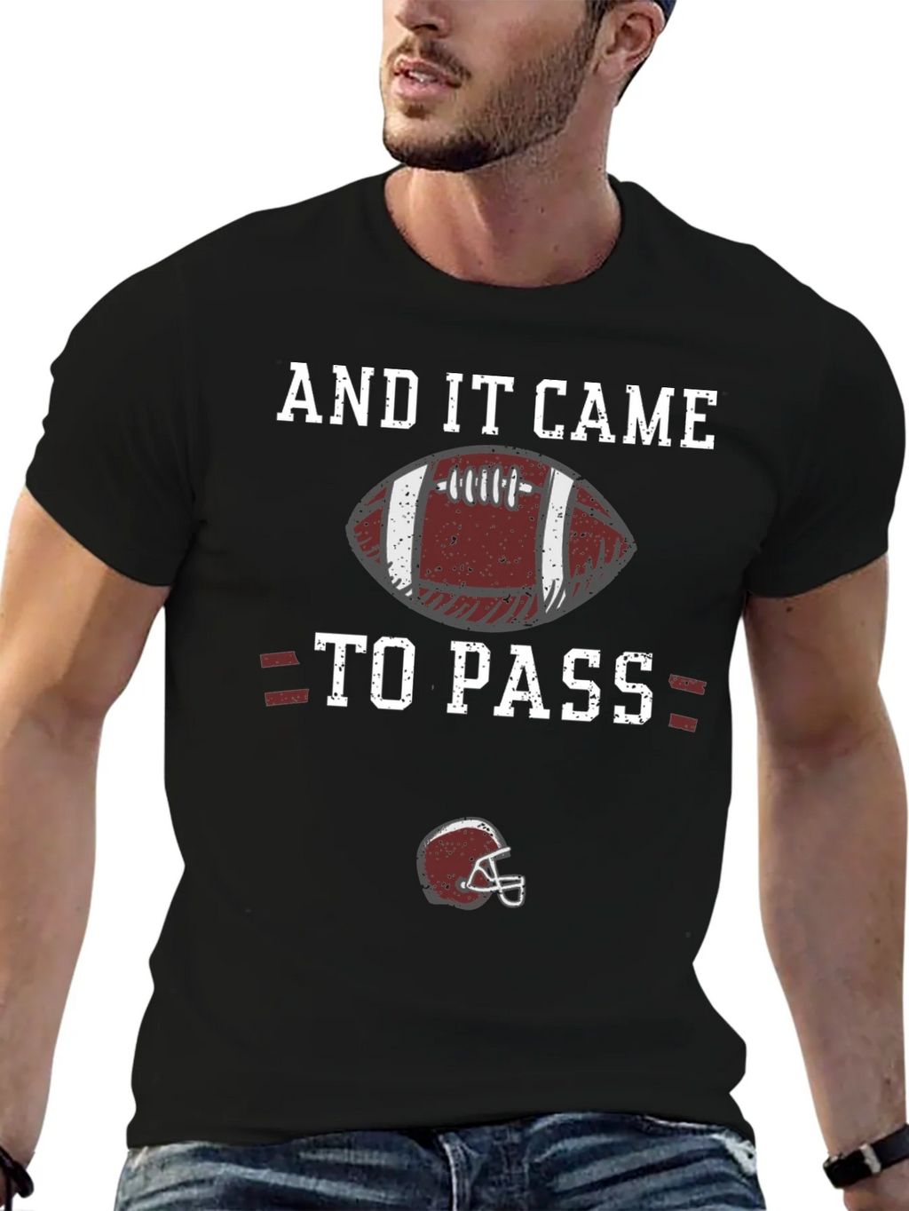And It Came To Pass Football T-Shirt product image 9