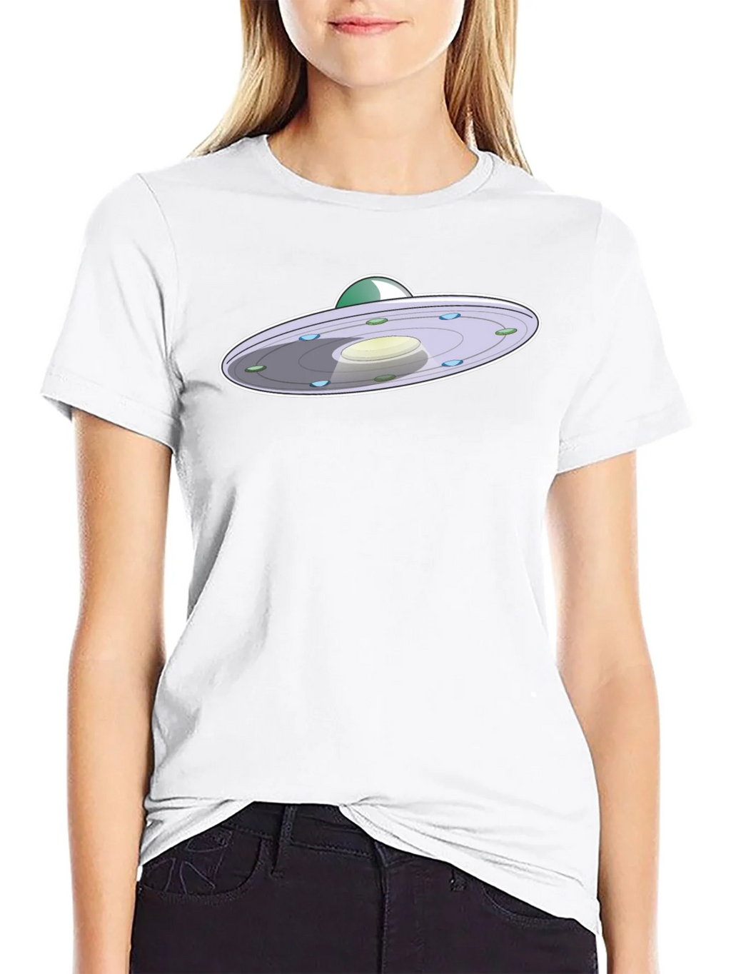 UFO Graphic Print Tee - Short Sleeve Crew Neck product image 11