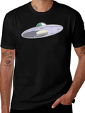 UFO Graphic Print Tee - Short Sleeve Crew Neck product image 1
