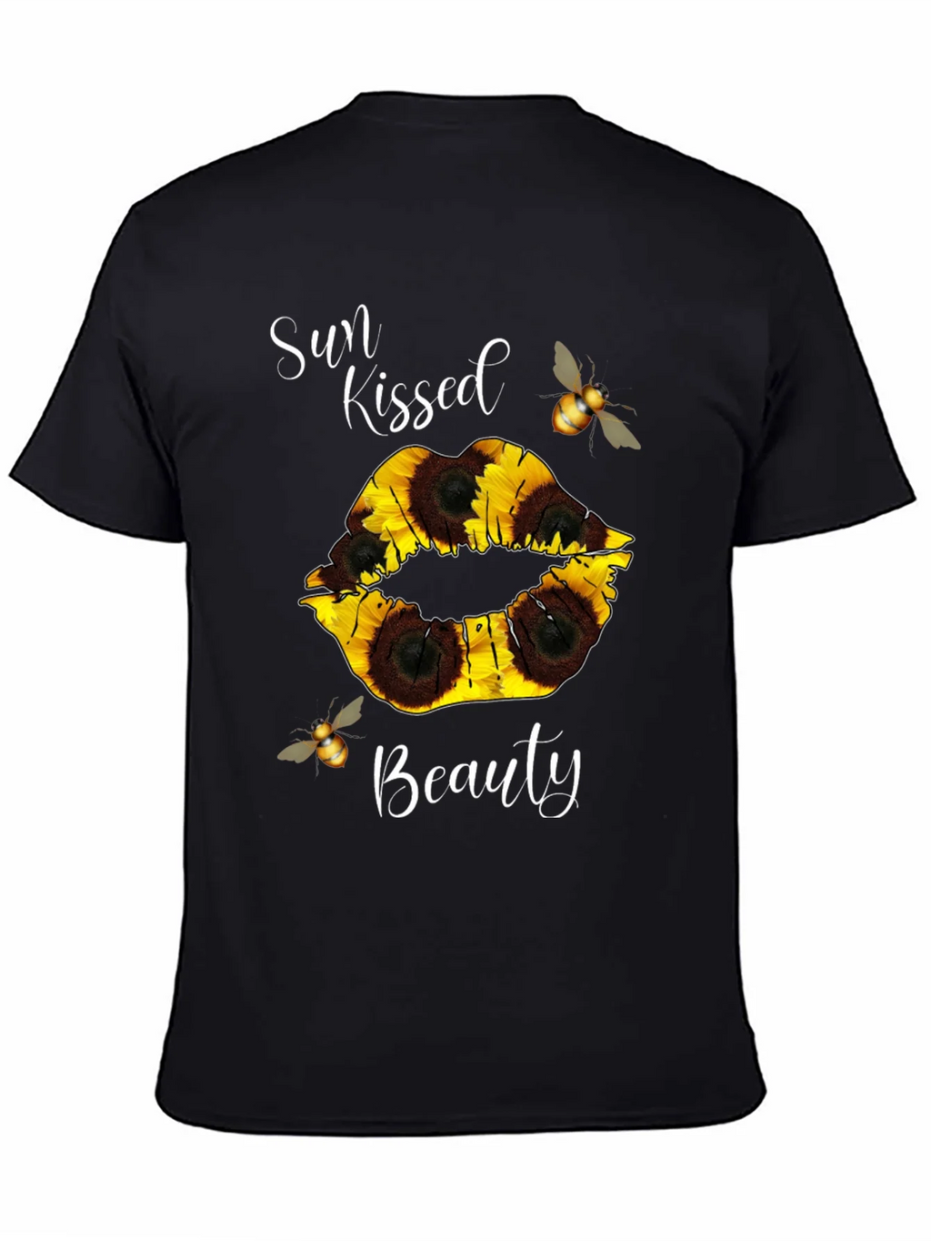 Sun Kissed Beauty Sunflower Lip T-Shirt product image 7