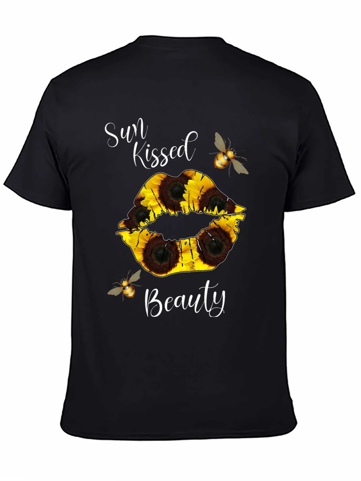 Sun Kissed Beauty Sunflower Lip T-Shirt product image 7