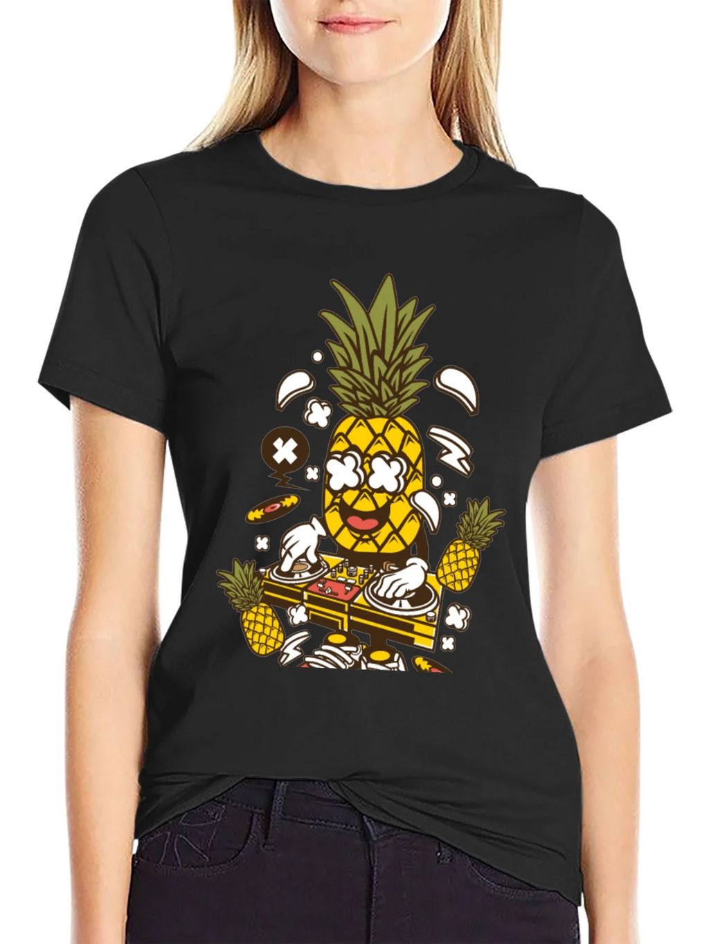 DJ Pineapple Graphic T-Shirt - Party Time! product image 5