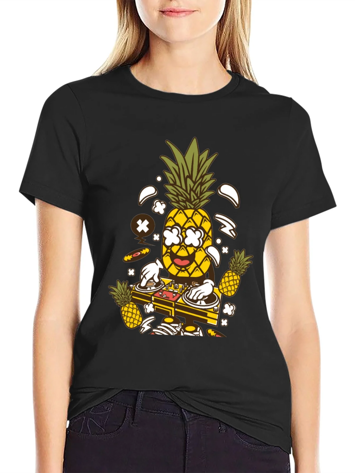 DJ Pineapple Graphic T-Shirt - Party Time! product image 5