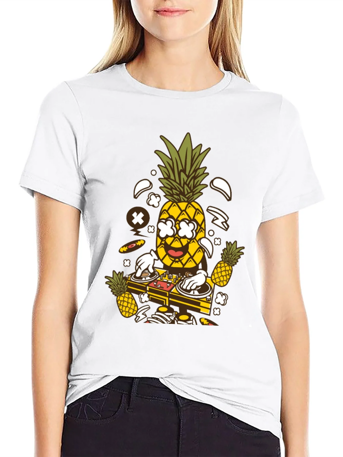 DJ Pineapple Graphic T-Shirt - Party Time! product image 11