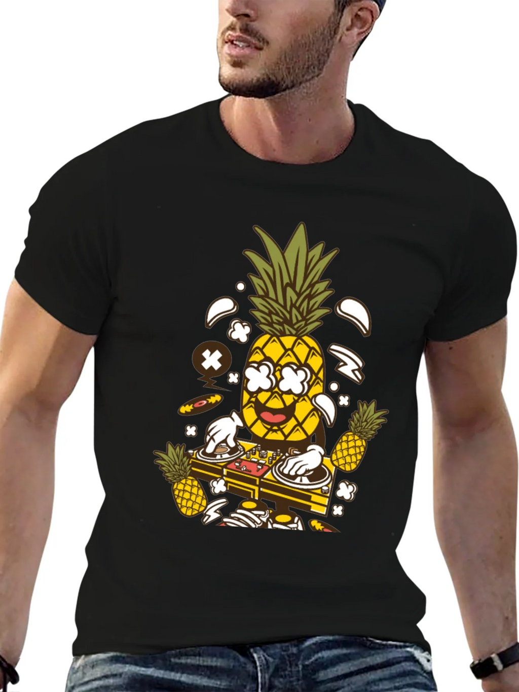 DJ Pineapple Graphic T-Shirt - Party Time! product image 9