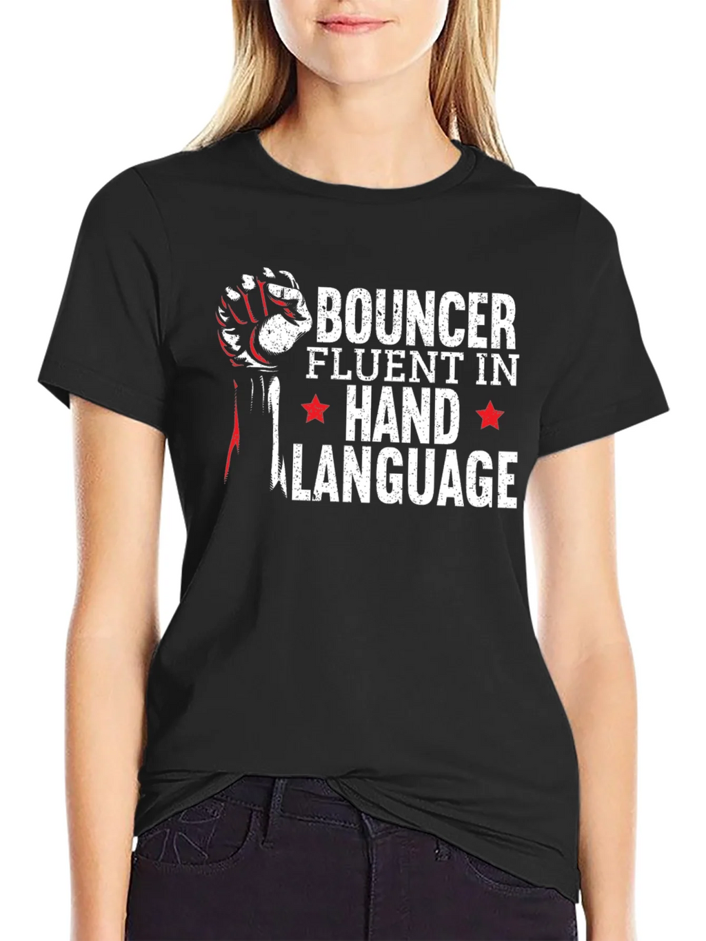 Bouncer Hand Language T-Shirt product image 5