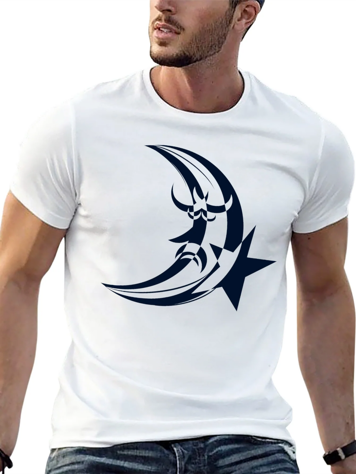 Moon & Star Graphic Tee - Stylish Comfort product image 4
