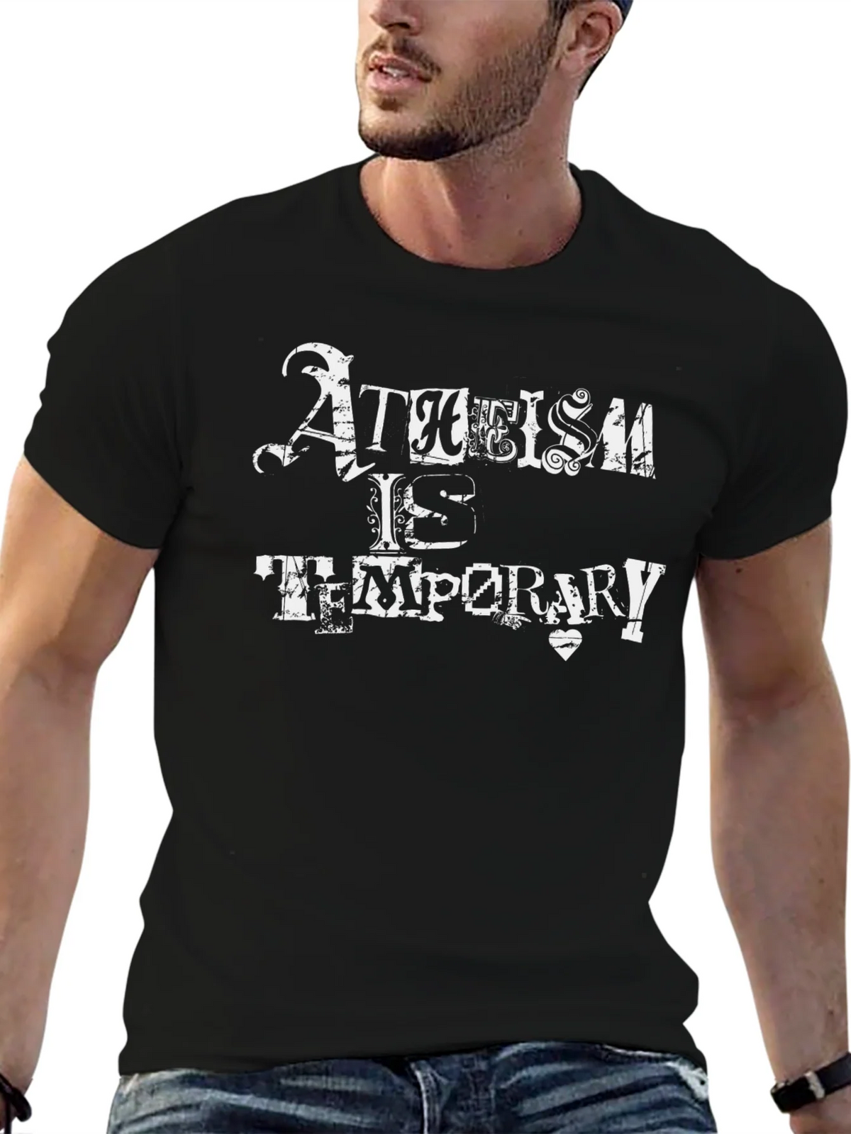 Atheism is Temporary Graphic T-Shirt product image 9