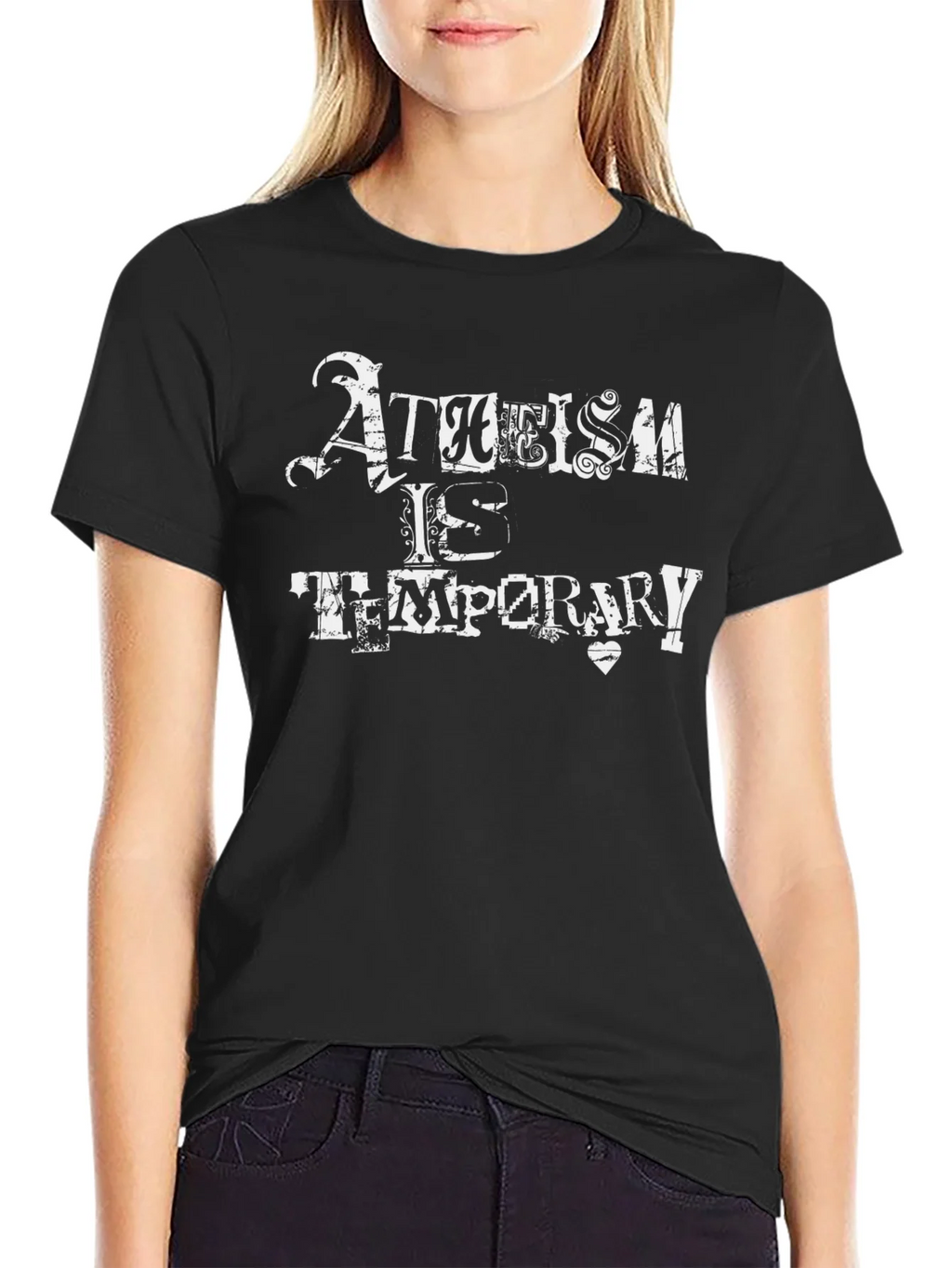 Atheism is Temporary Graphic T-Shirt product image 5