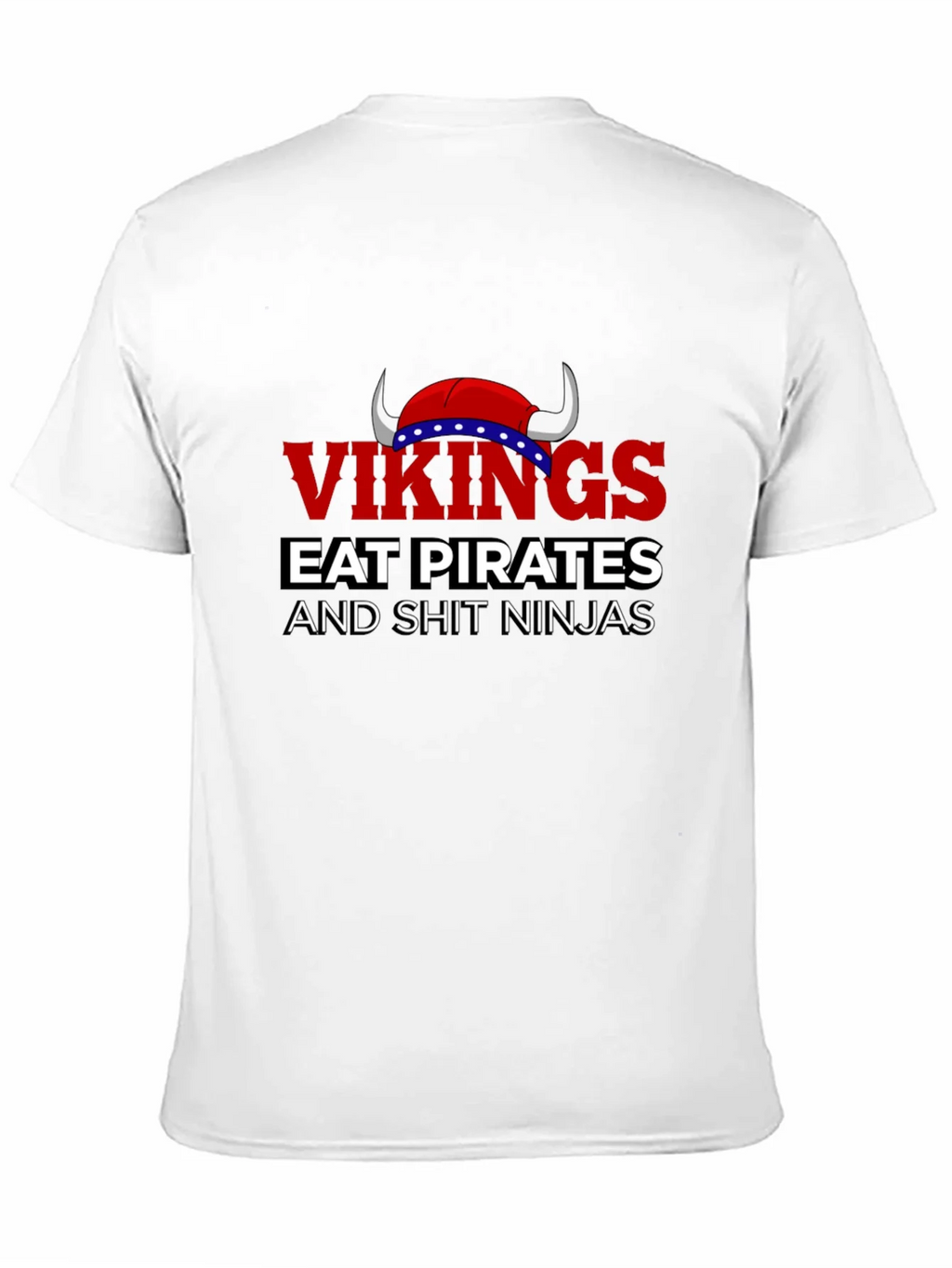Vikings Eat Pirates Funny T-Shirt product image 2