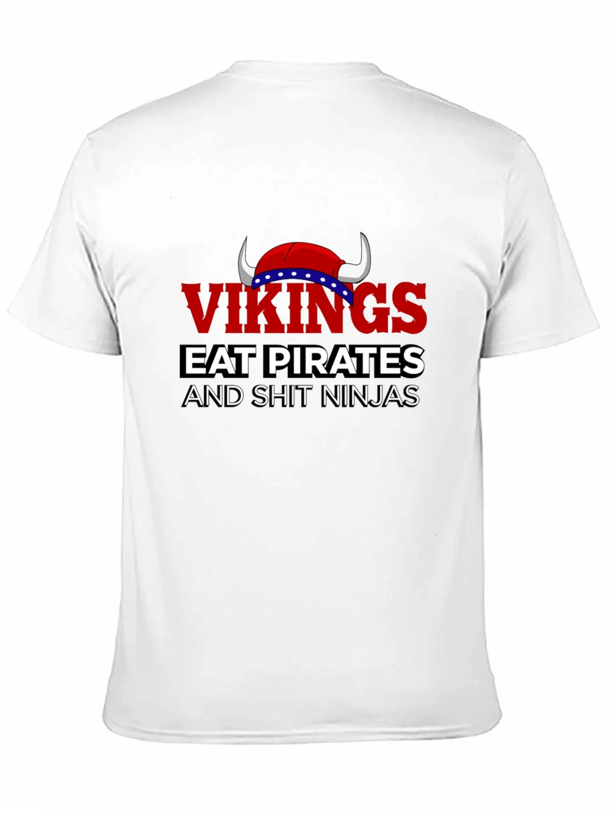 Vikings Eat Pirates Funny T-Shirt product image 2
