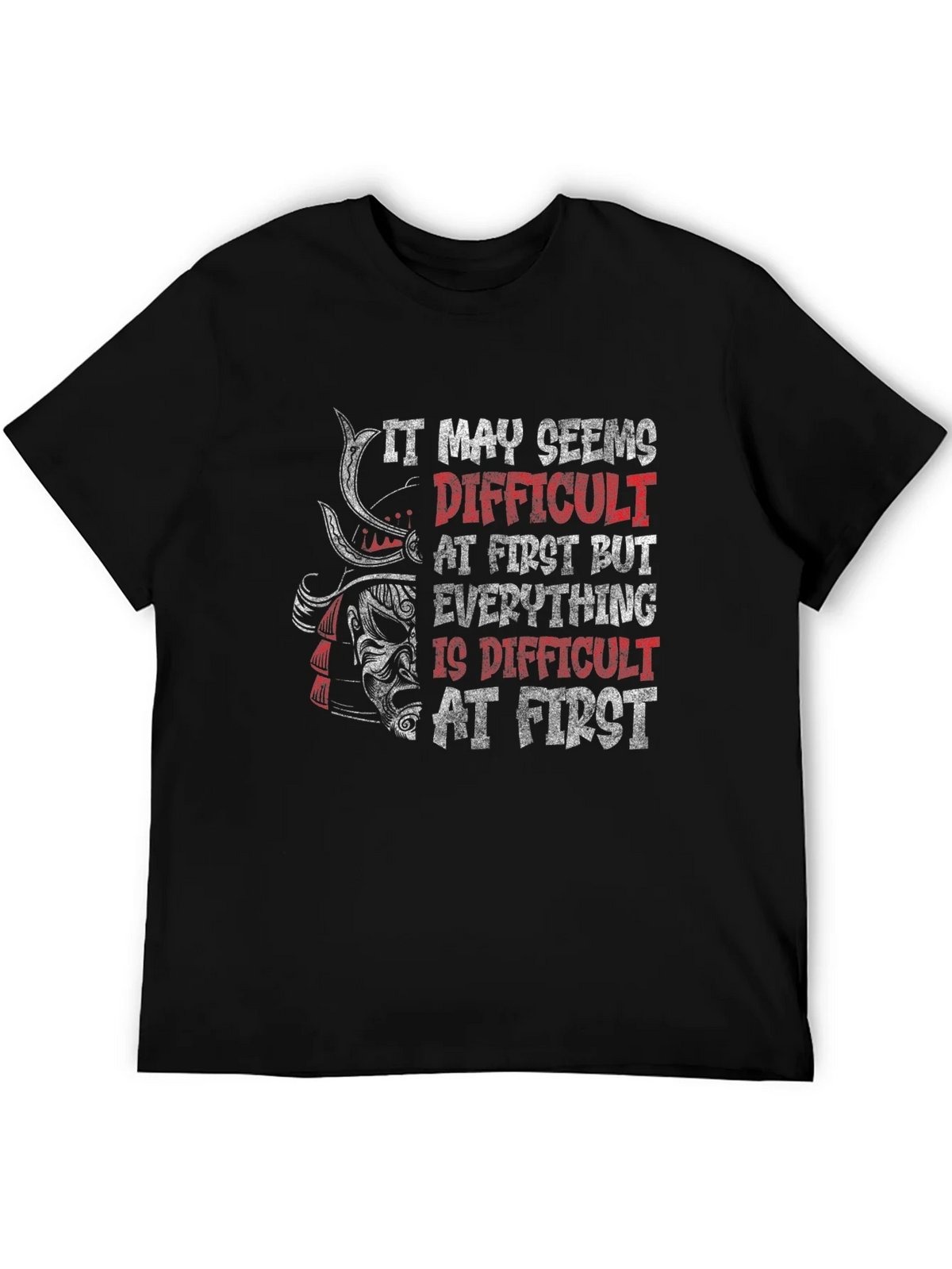 Samurai Warrior Motivational Graphic T-Shirt product image 8