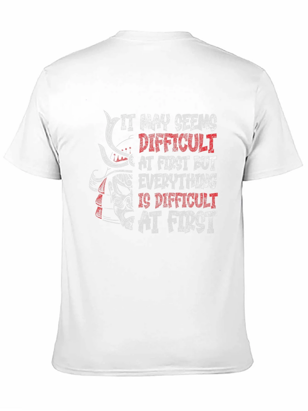 Samurai Warrior Motivational Graphic T-Shirt product image 2