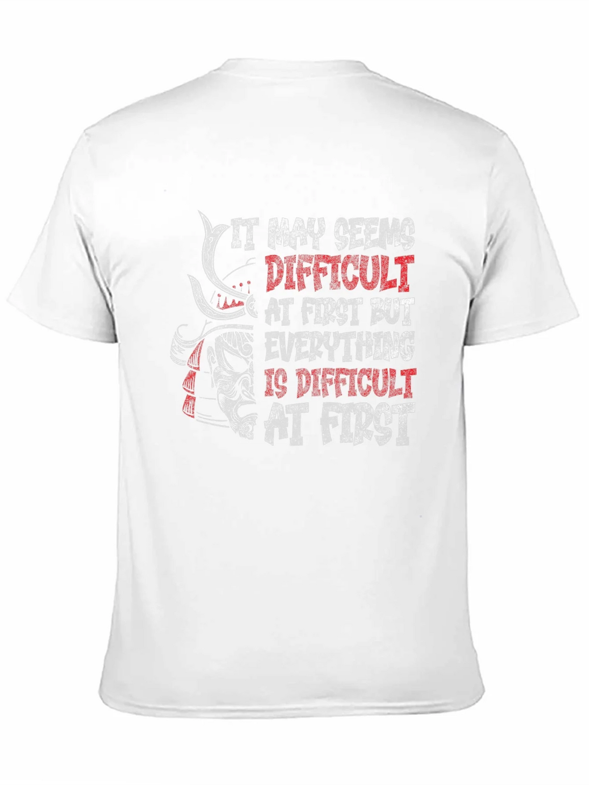 Samurai Warrior Motivational Graphic T-Shirt product image 2