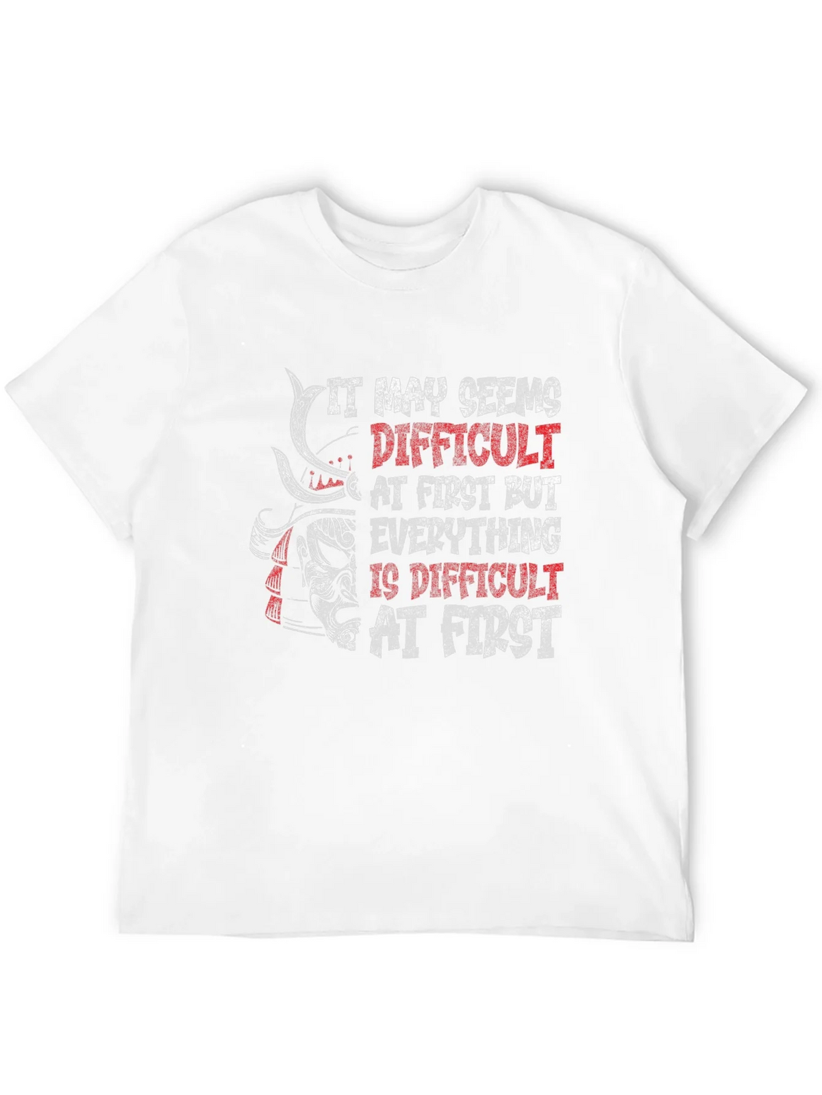 Samurai Warrior Motivational Graphic T-Shirt product image 3