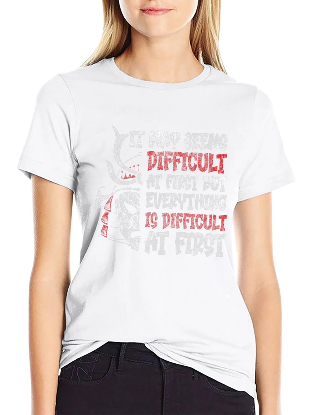 Samurai Warrior Motivational Graphic T-Shirt product image 11