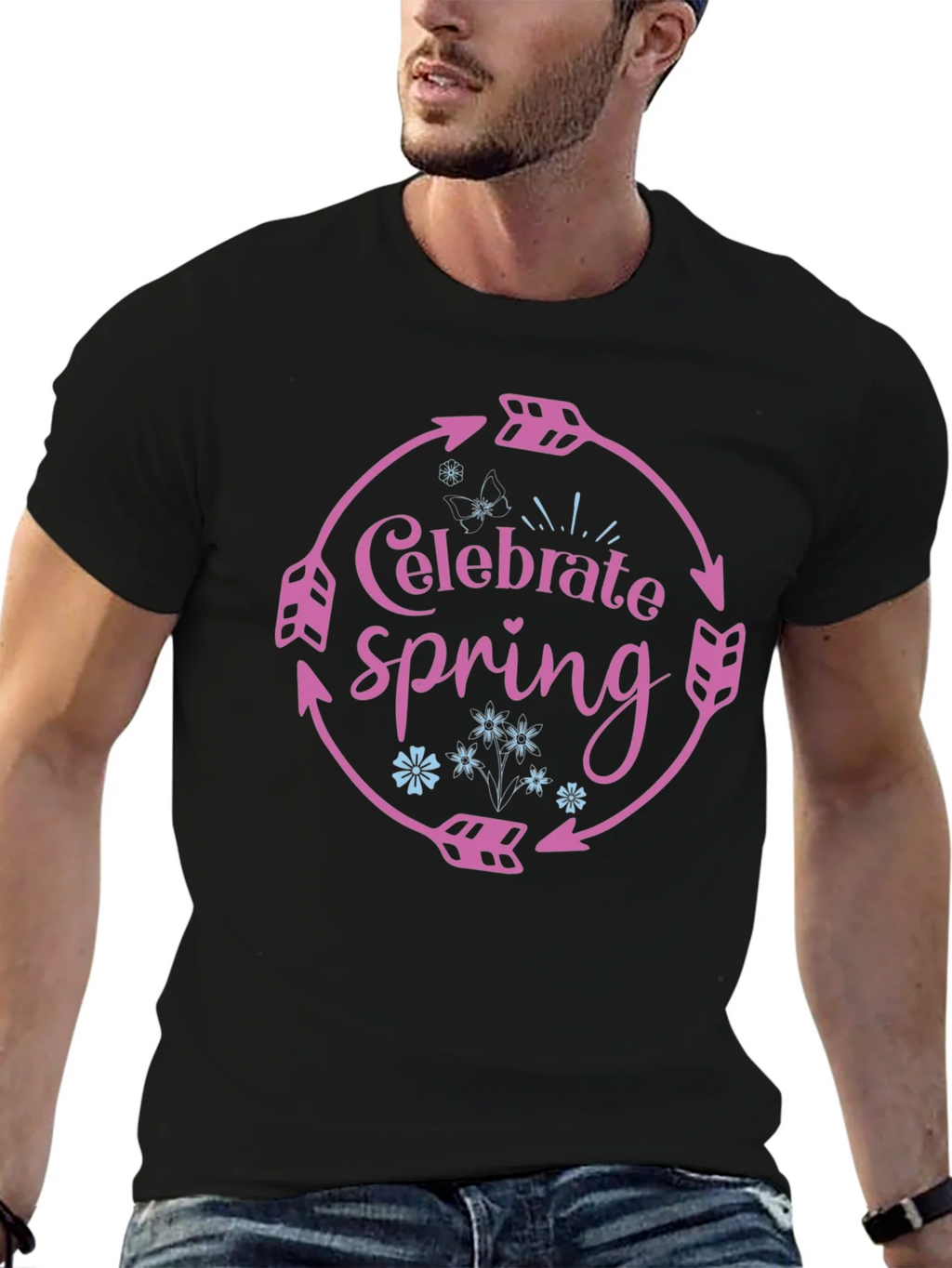 Celebrate Spring Arrow Circle T-Shirt product image 9