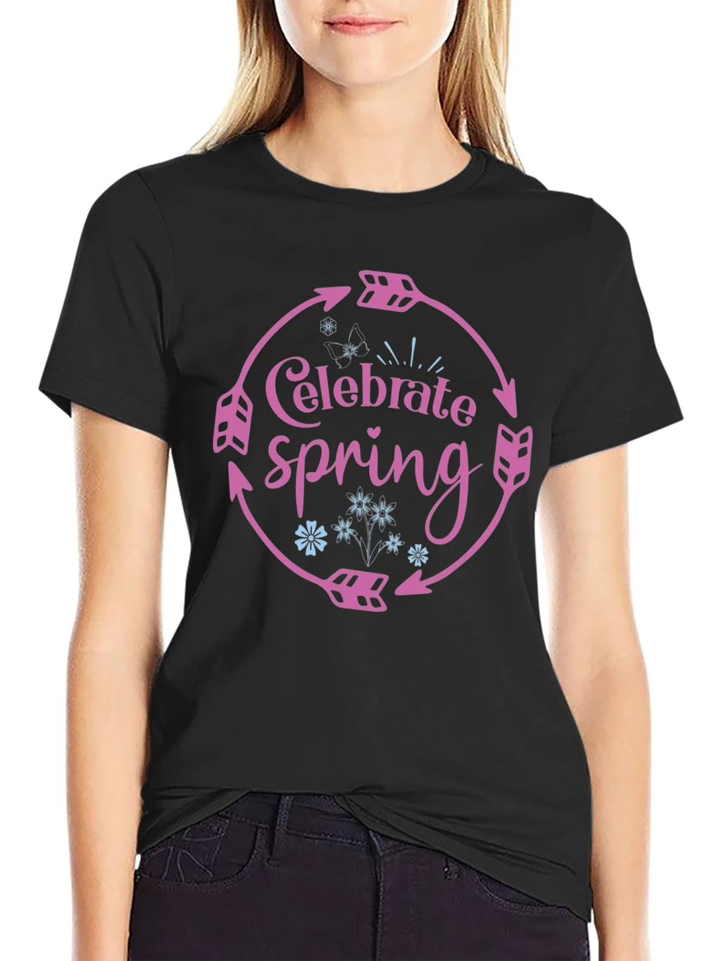 Celebrate Spring Arrow Circle T-Shirt product image 5