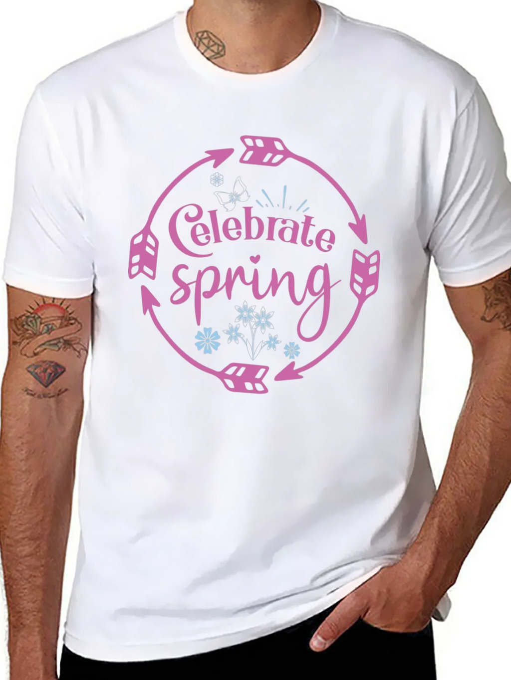 Celebrate Spring Arrow Circle T-Shirt product image 10
