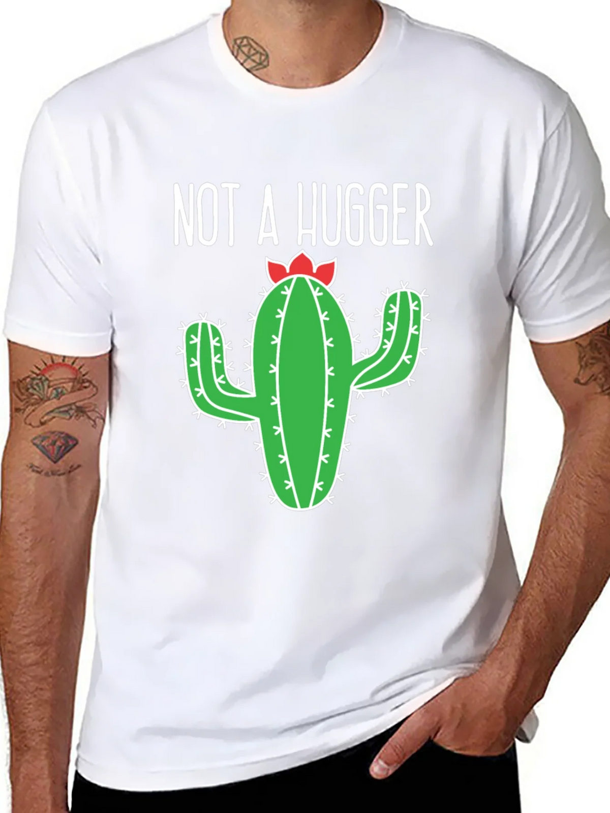 Not A Hugger Cactus Graphic T-Shirt - Unisex product image 10