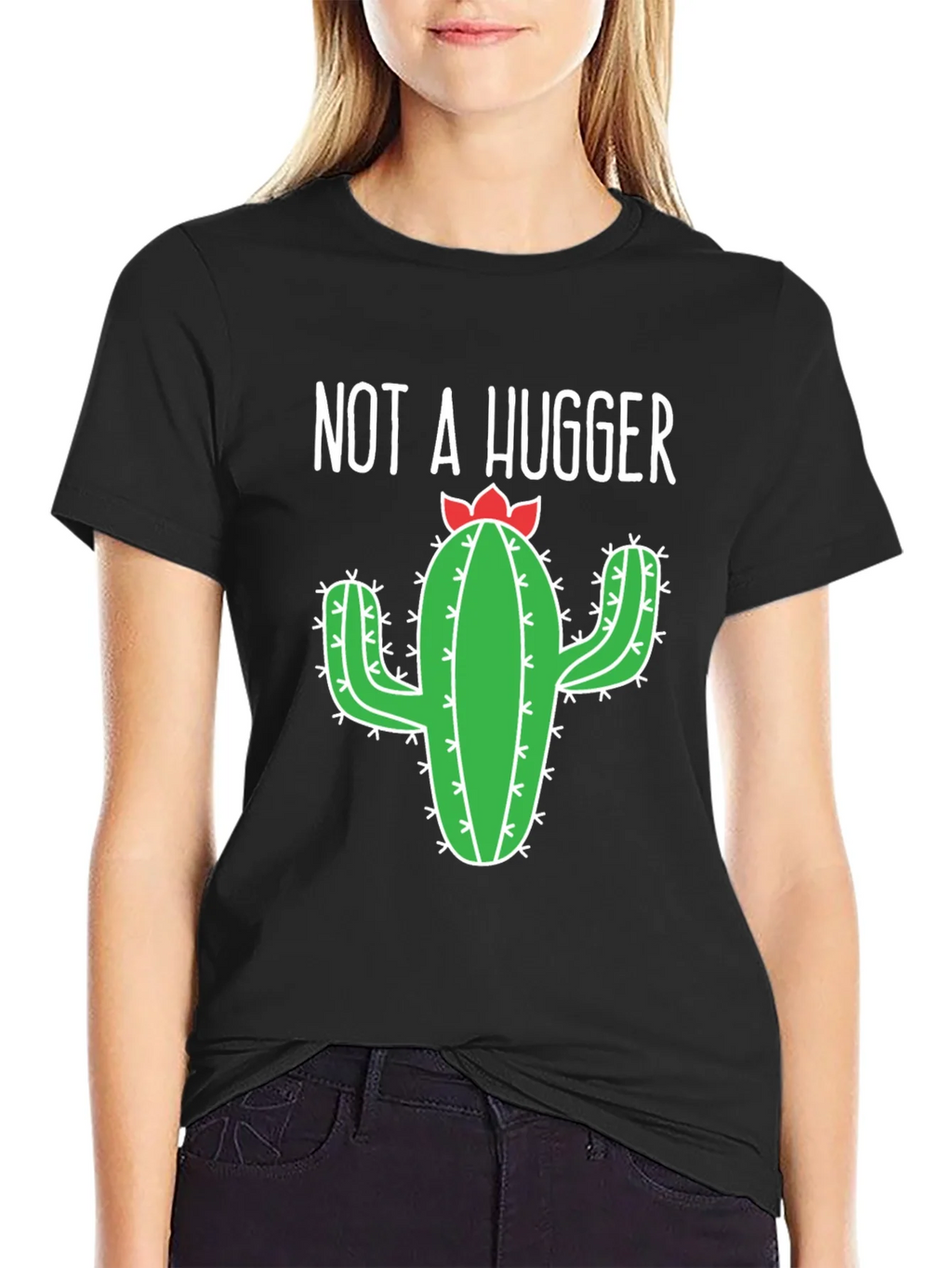 Not A Hugger Cactus Graphic T-Shirt - Unisex product image 5