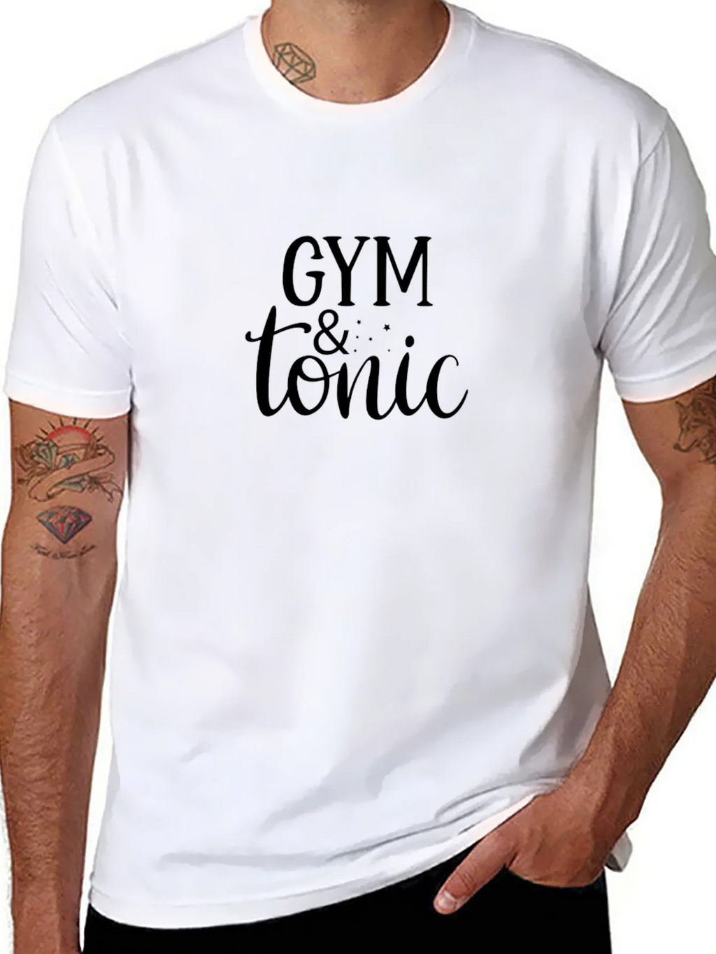 Gym & Tonic Black Graphic Tee product image 10