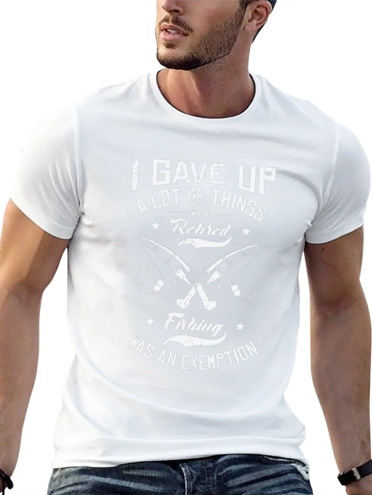 Retired Fishing T-Shirt - Fishermans Exemption product image 4