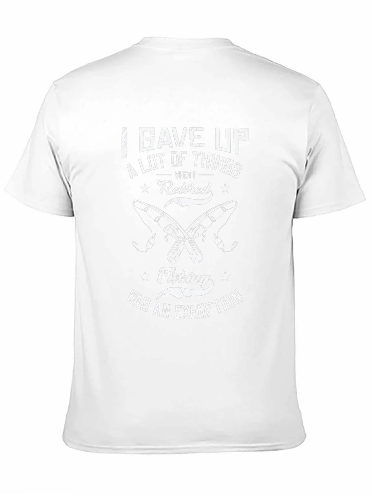 Retired Fishing T-Shirt - Fishermans Exemption product image 2