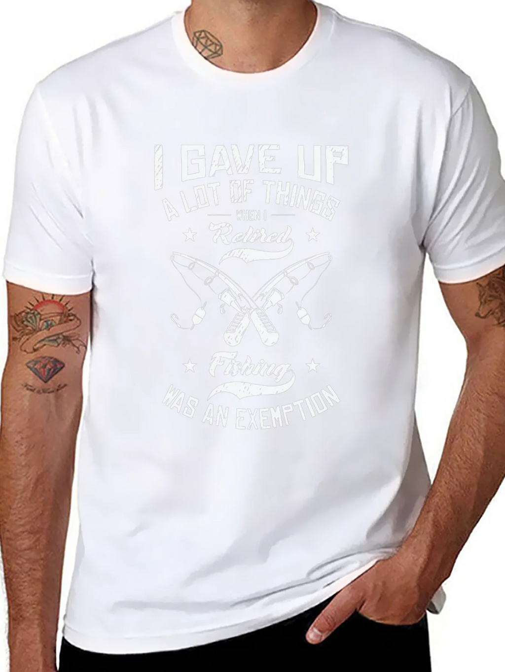 Retired Fishing T-Shirt - Fishermans Exemption product image 10