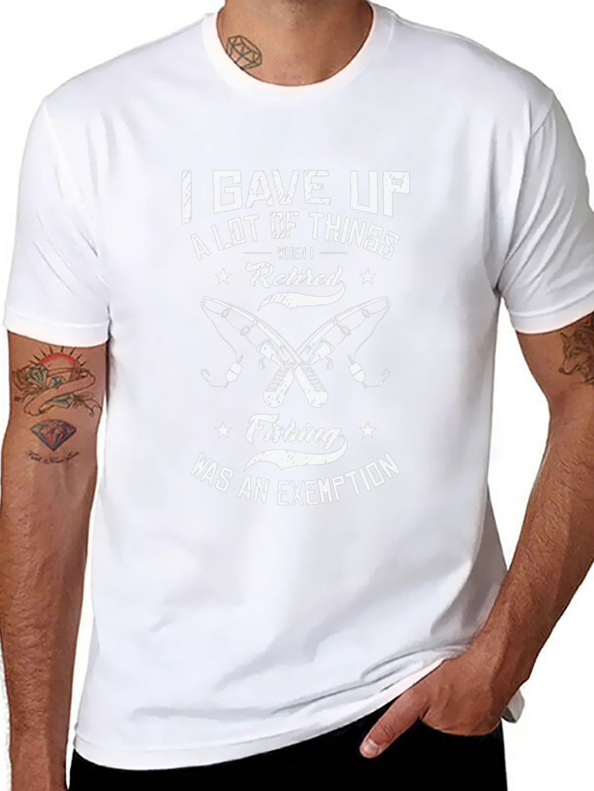 Retired Fishing T-Shirt - Fishermans Exemption product image 10