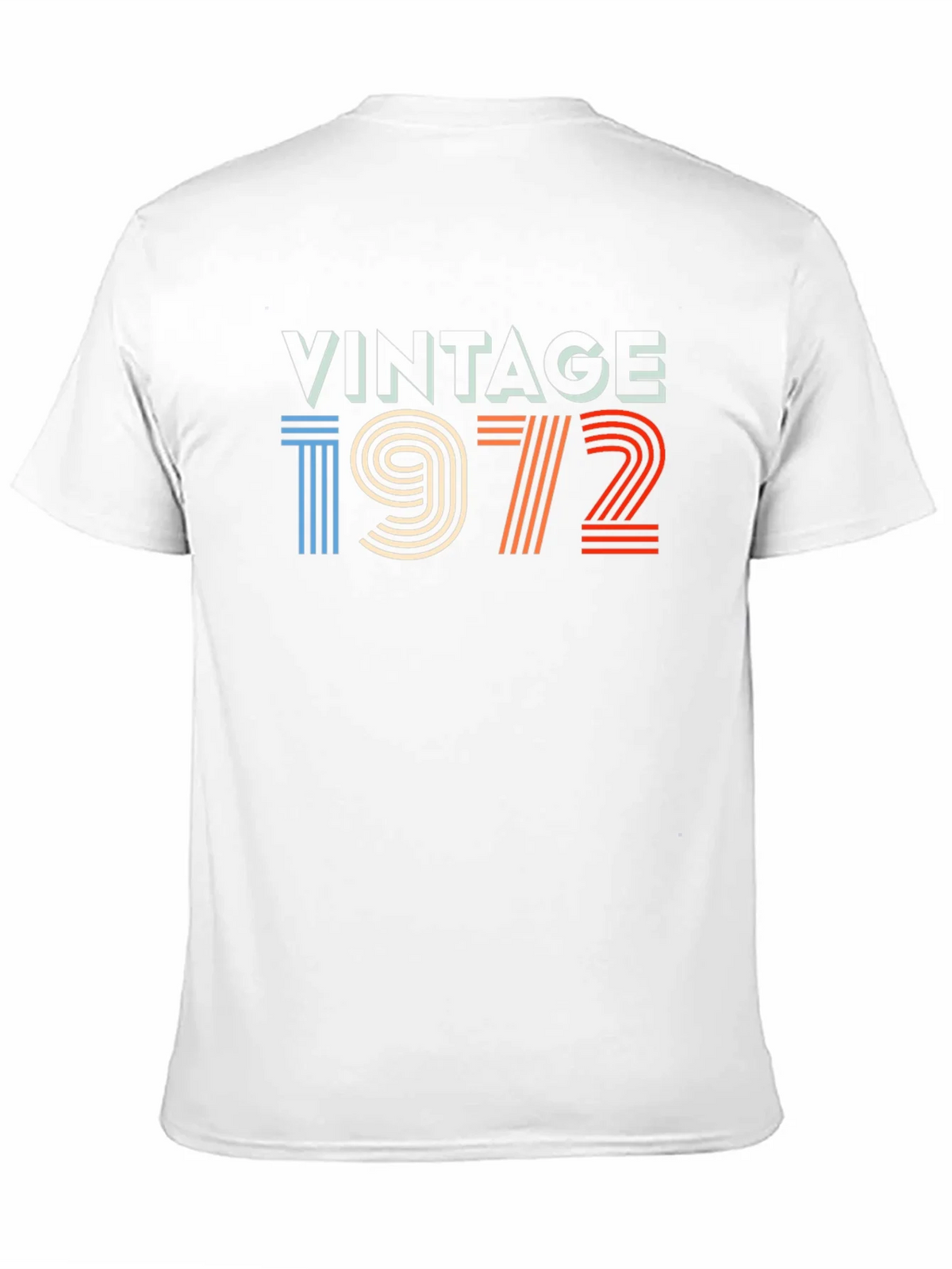 Vintage 1972 Graphic Tee - Retro Birthday Shirt product image 2