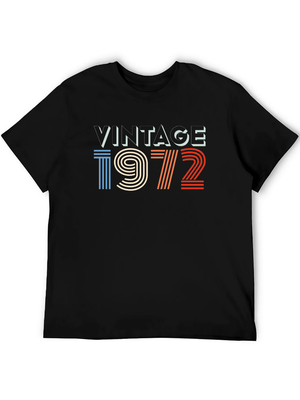 Vintage 1972 Graphic Tee - Retro Birthday Shirt product image 8