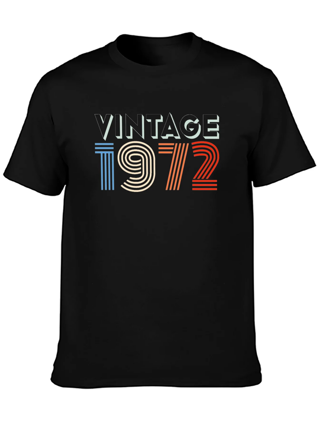 Vintage 1972 Graphic Tee - Retro Birthday Shirt product image 6