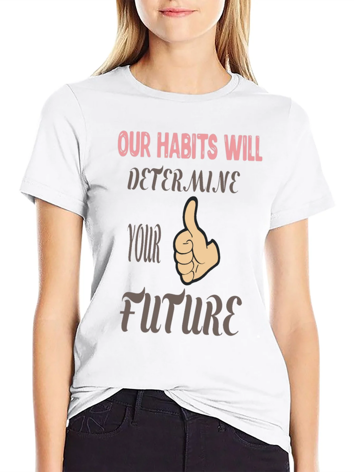 Habits Determine Future Graphic Tee product image 11