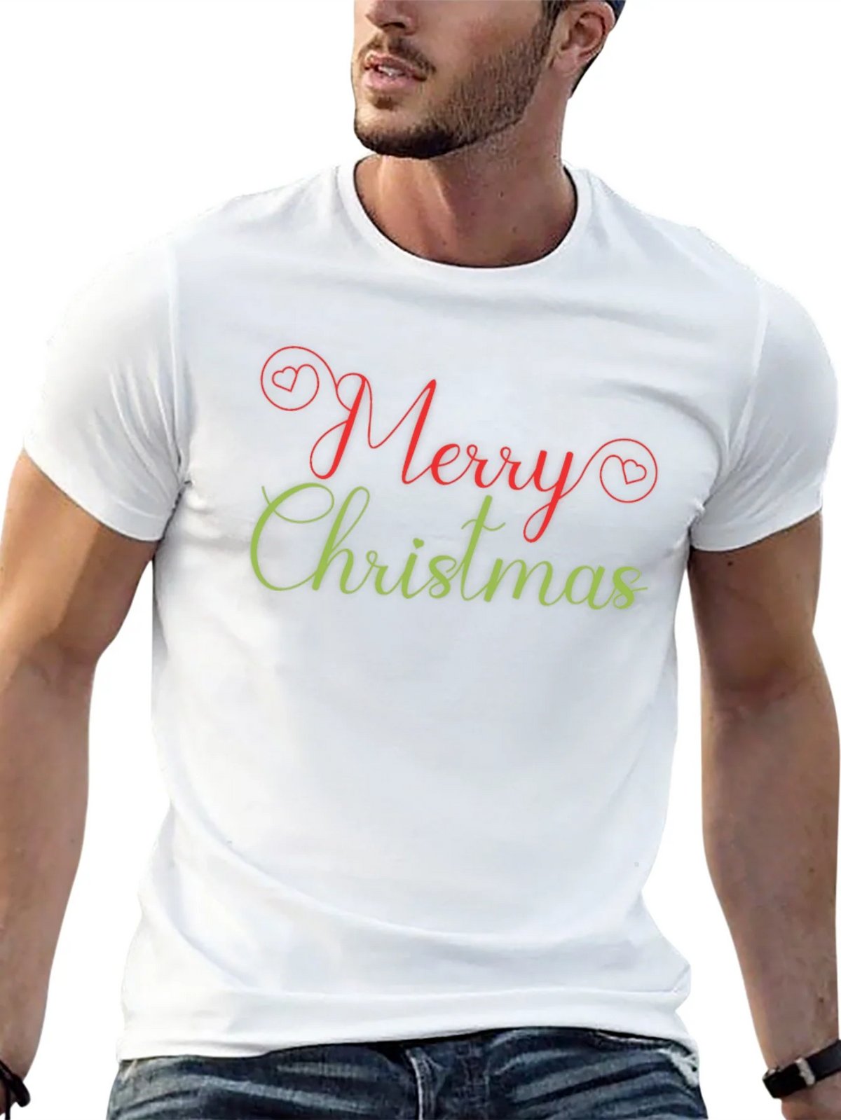 Merry Christmas Graphic T-Shirt product image 4