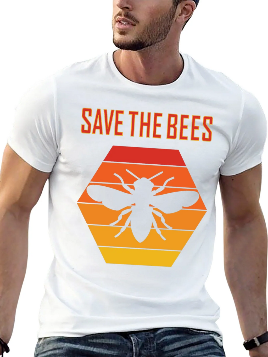 Save the Bees T-Shirt - Honeybee Graphic Tee product image 4