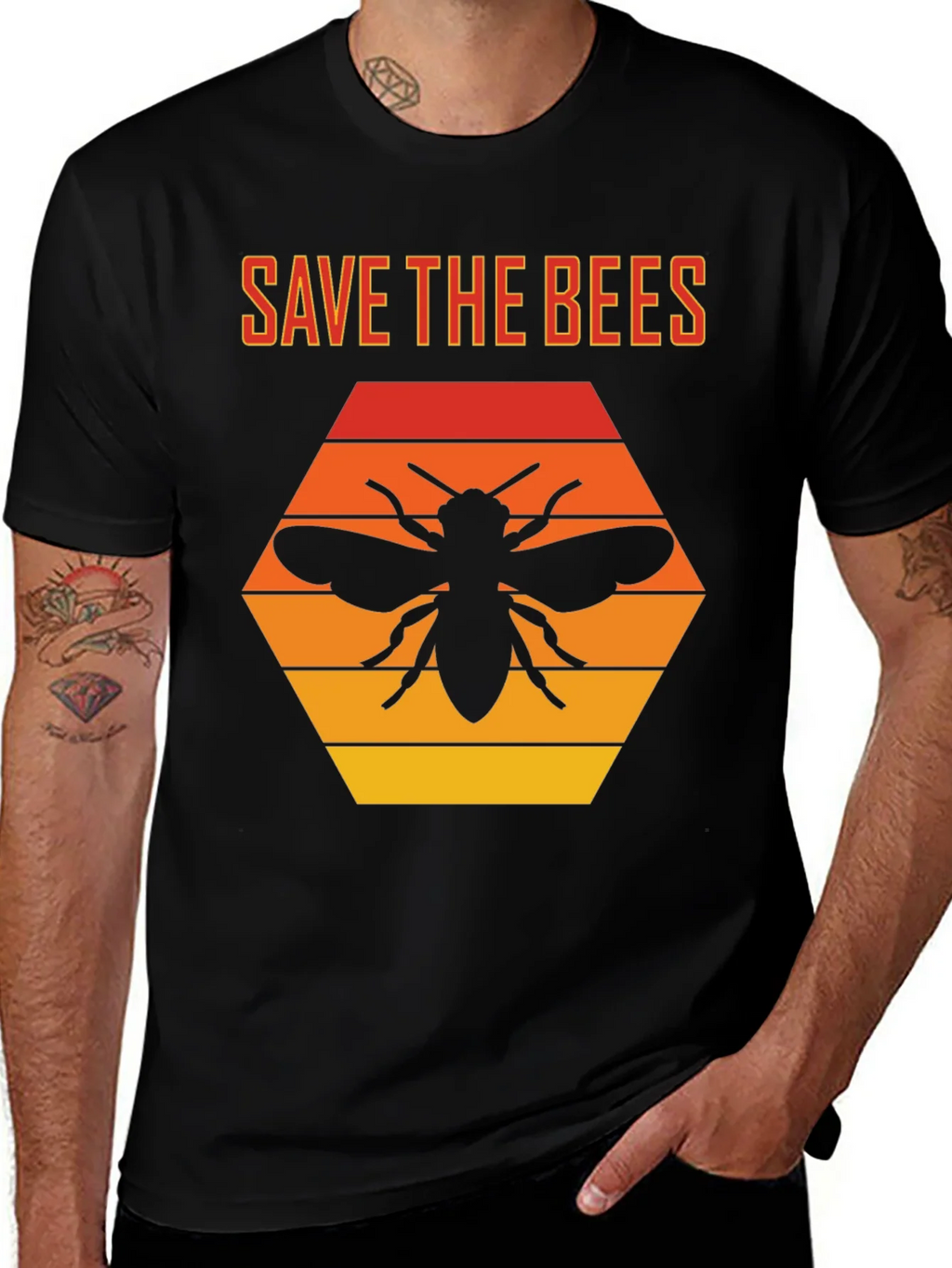 Save the Bees T-Shirt - Honeybee Graphic Tee product image 1