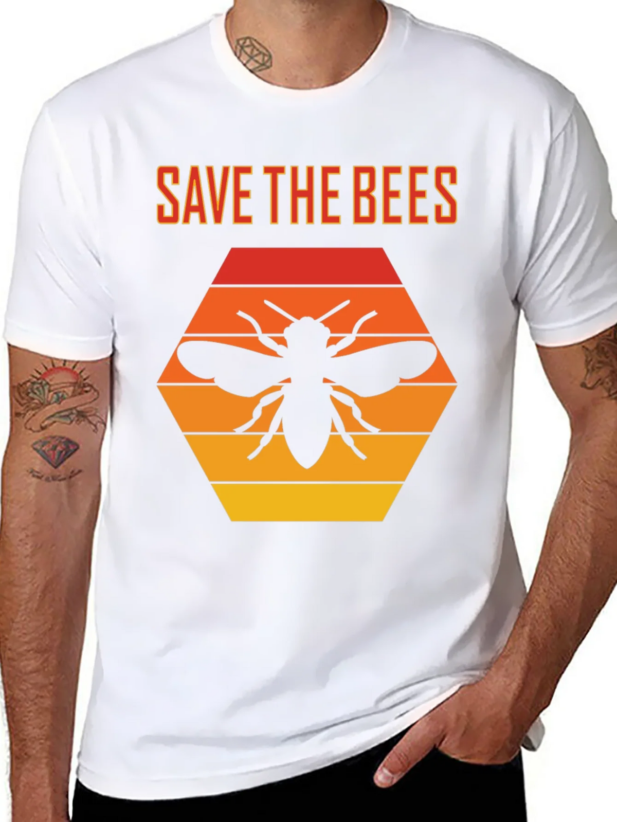Save the Bees T-Shirt - Honeybee Graphic Tee product image 9