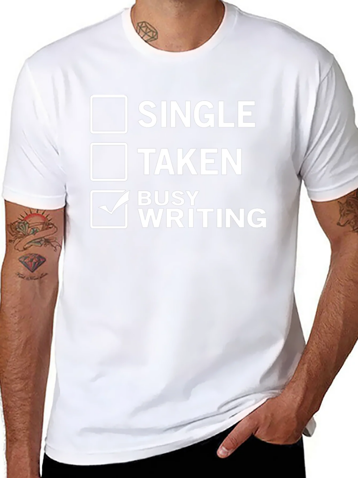Busy Writing Graphic T-Shirt product image 9