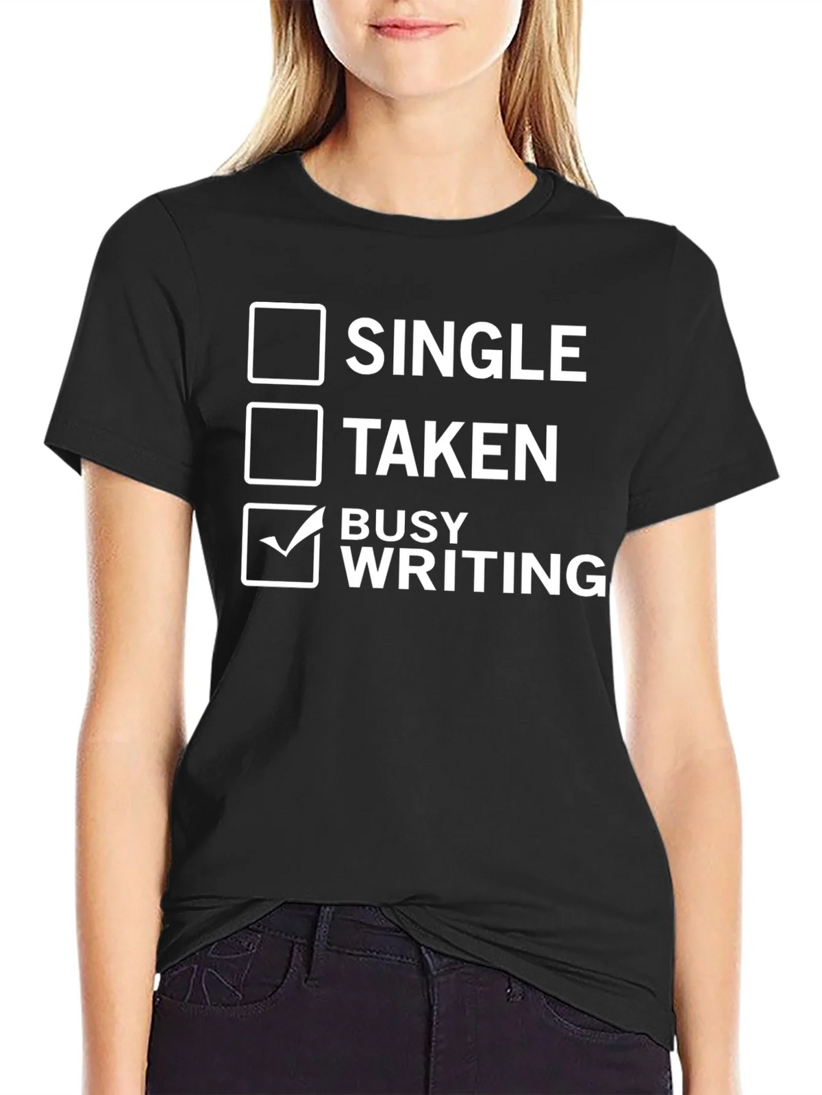Busy Writing Graphic T-Shirt product image 5