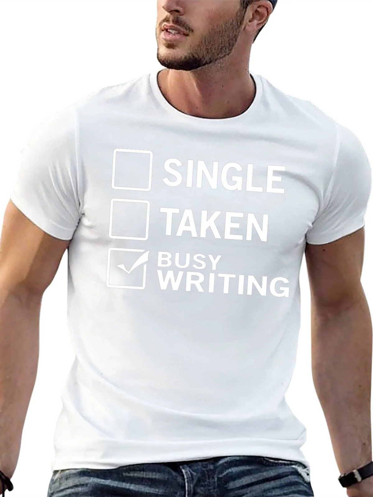 Busy Writing Graphic T-Shirt product image 4