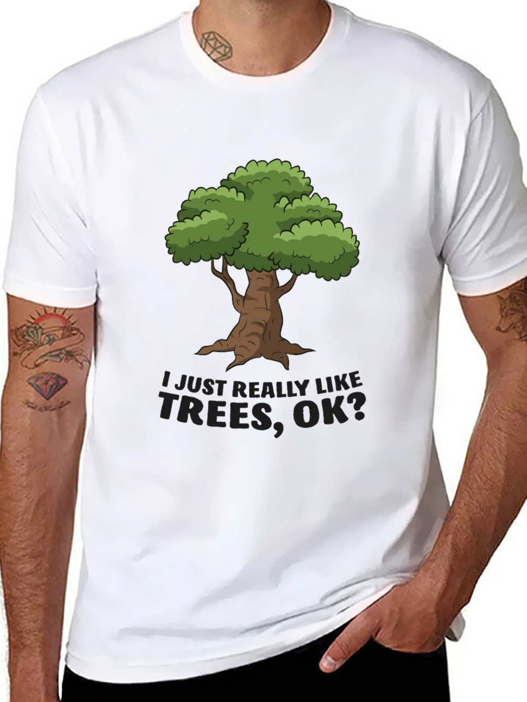 I Just Really Like Trees OK? T-Shirt product image 10