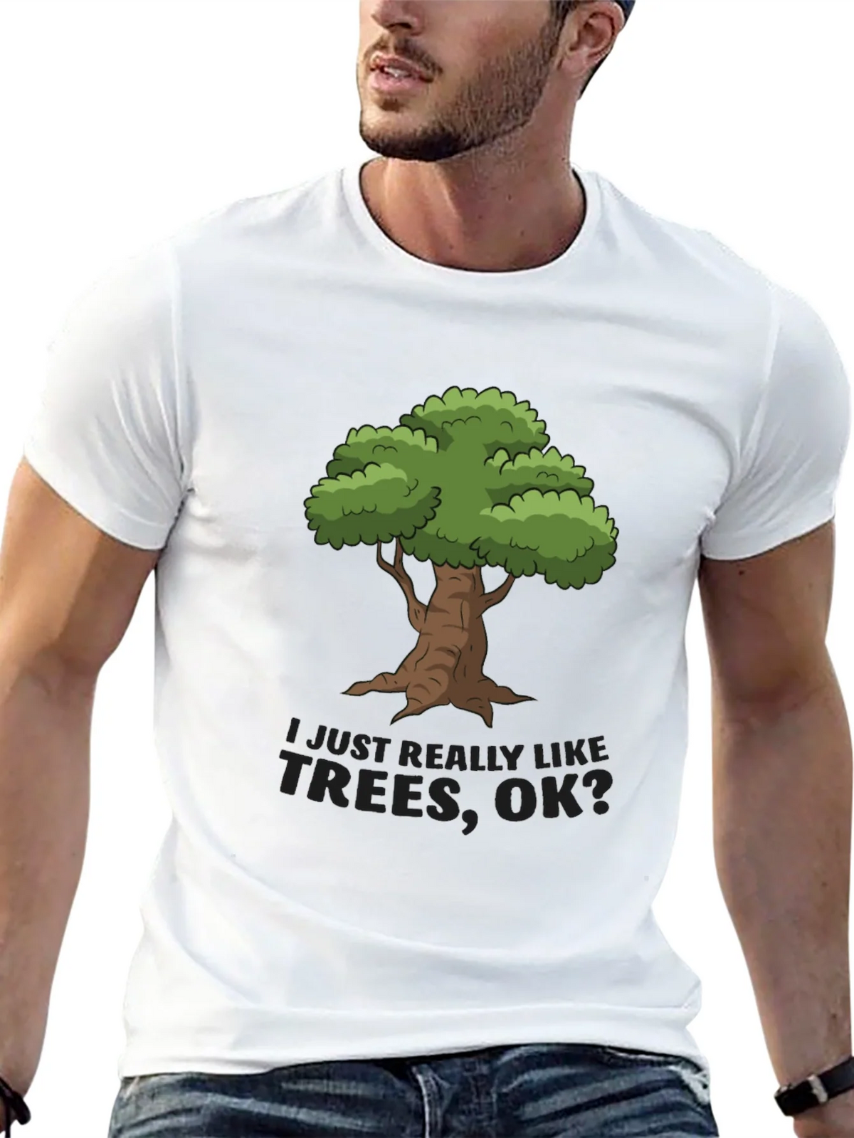 I Just Really Like Trees OK? T-Shirt product image 4