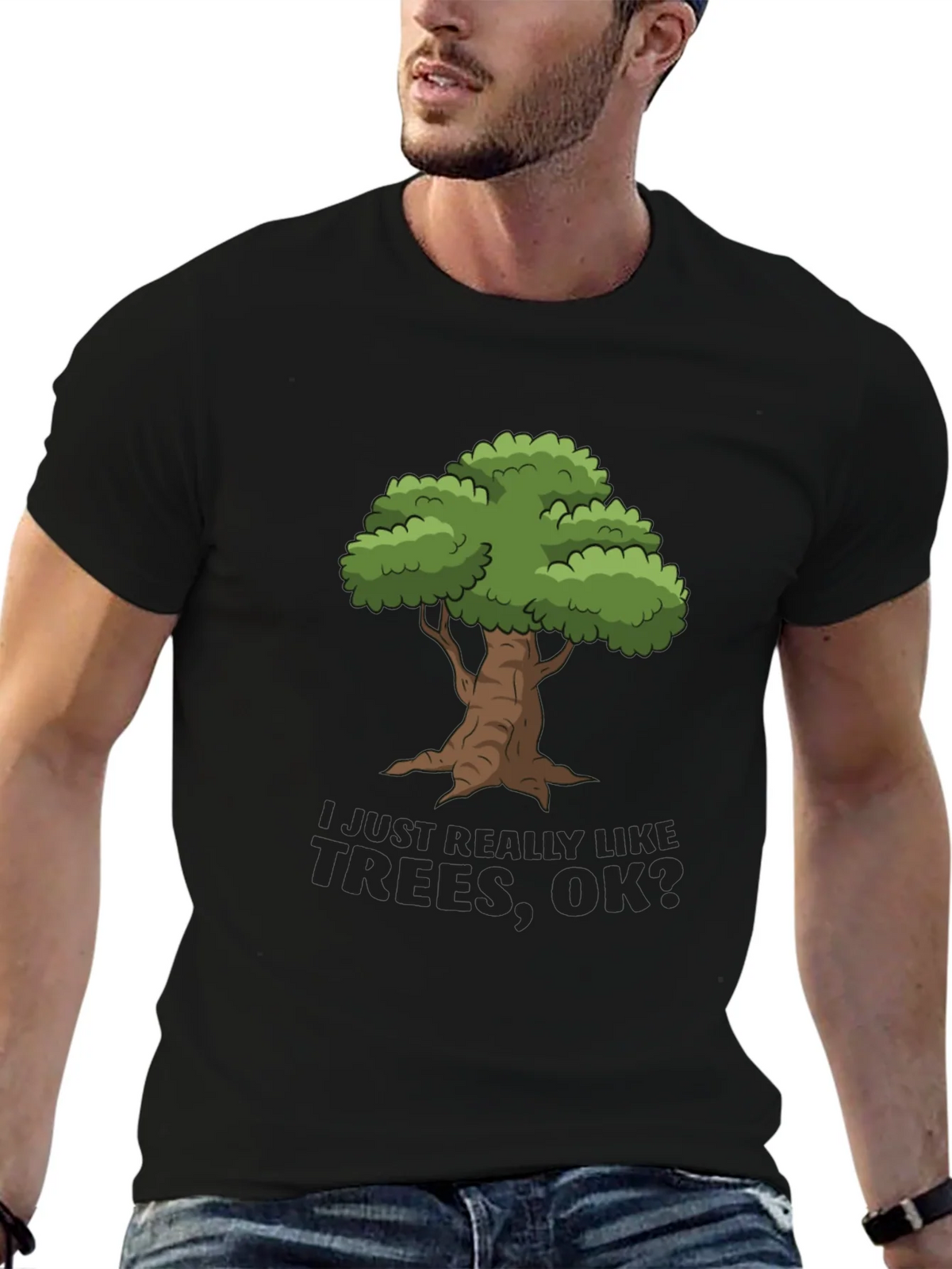 I Just Really Like Trees OK? T-Shirt product image 9