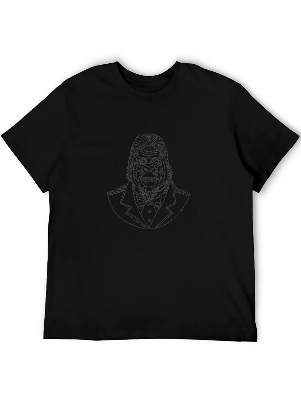 Classic Black Crew Neck Short Sleeve T-Shirt product image 8