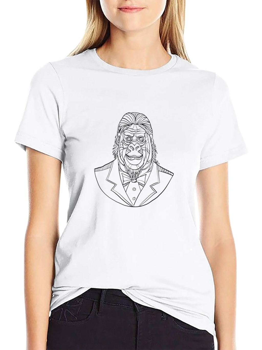 Classic Black Crew Neck Short Sleeve T-Shirt product image 11