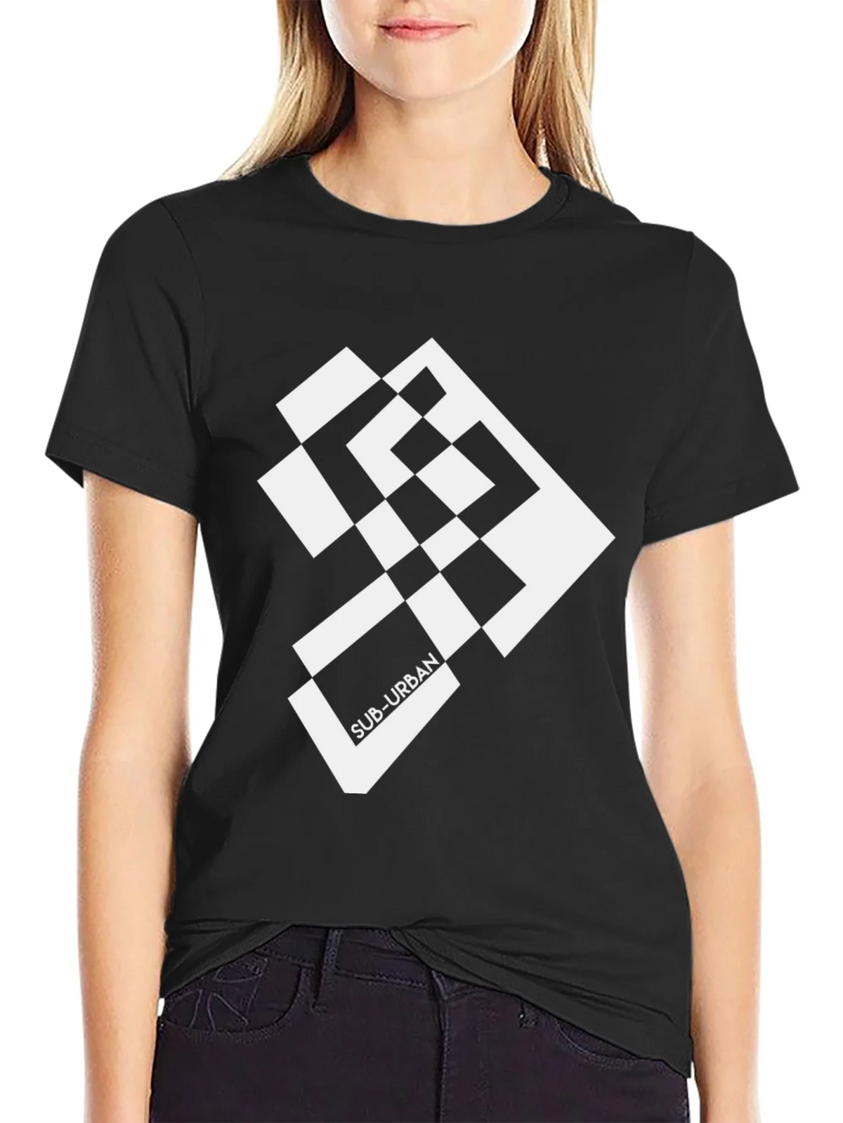 Sub-Urban Graphic Tee - Black product image 5