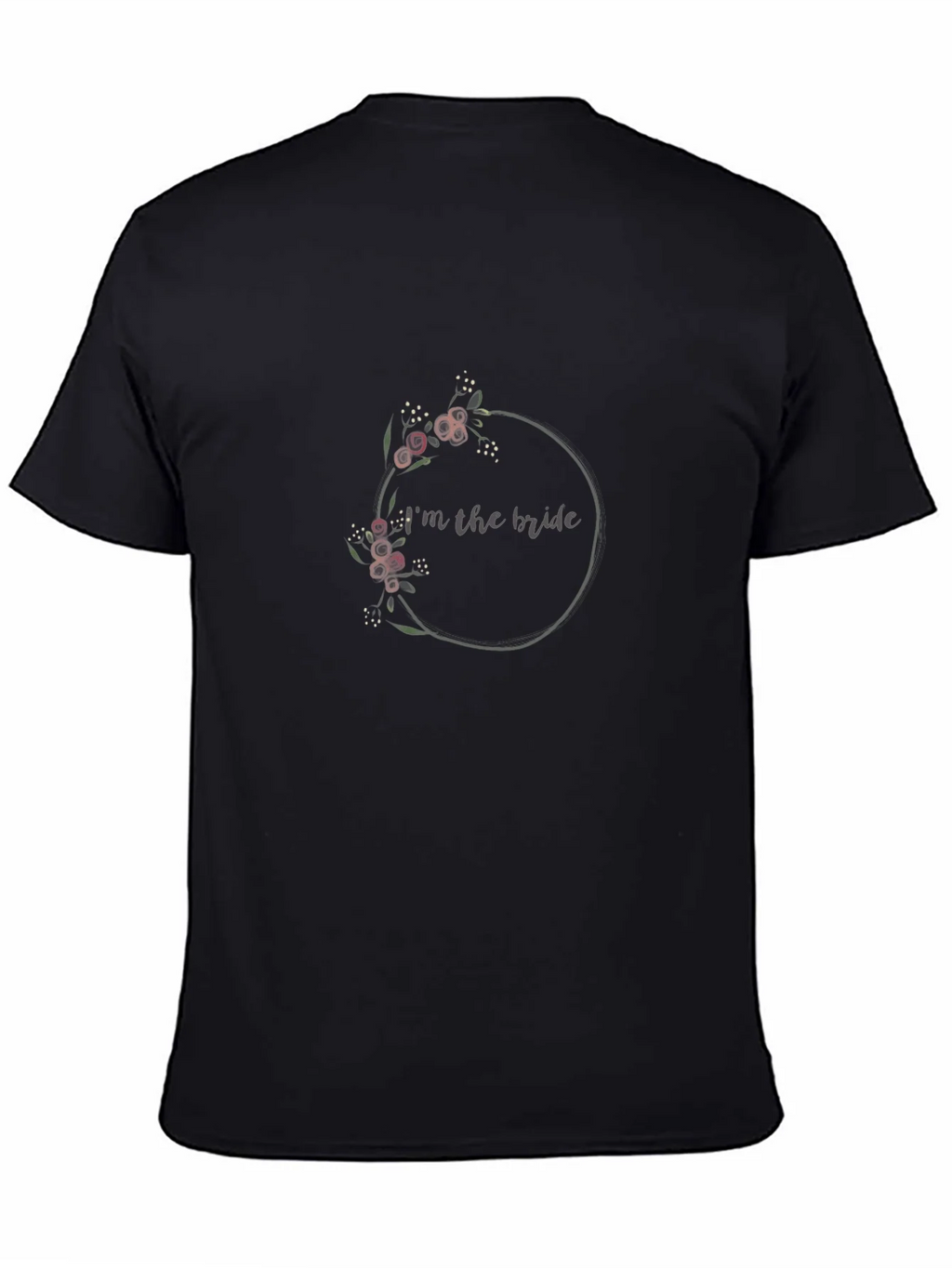 Bride Floral Wreath Graphic T-Shirt product image 7