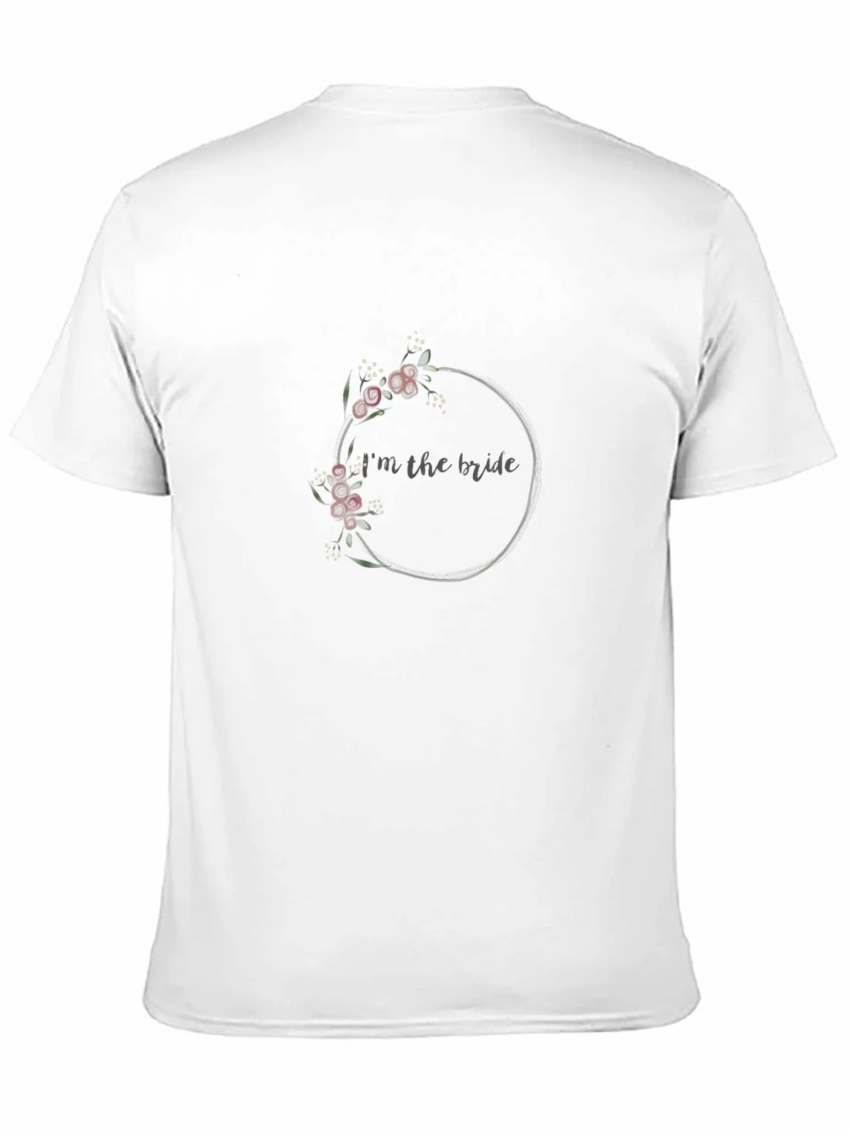 Bride Floral Wreath Graphic T-Shirt product image 2