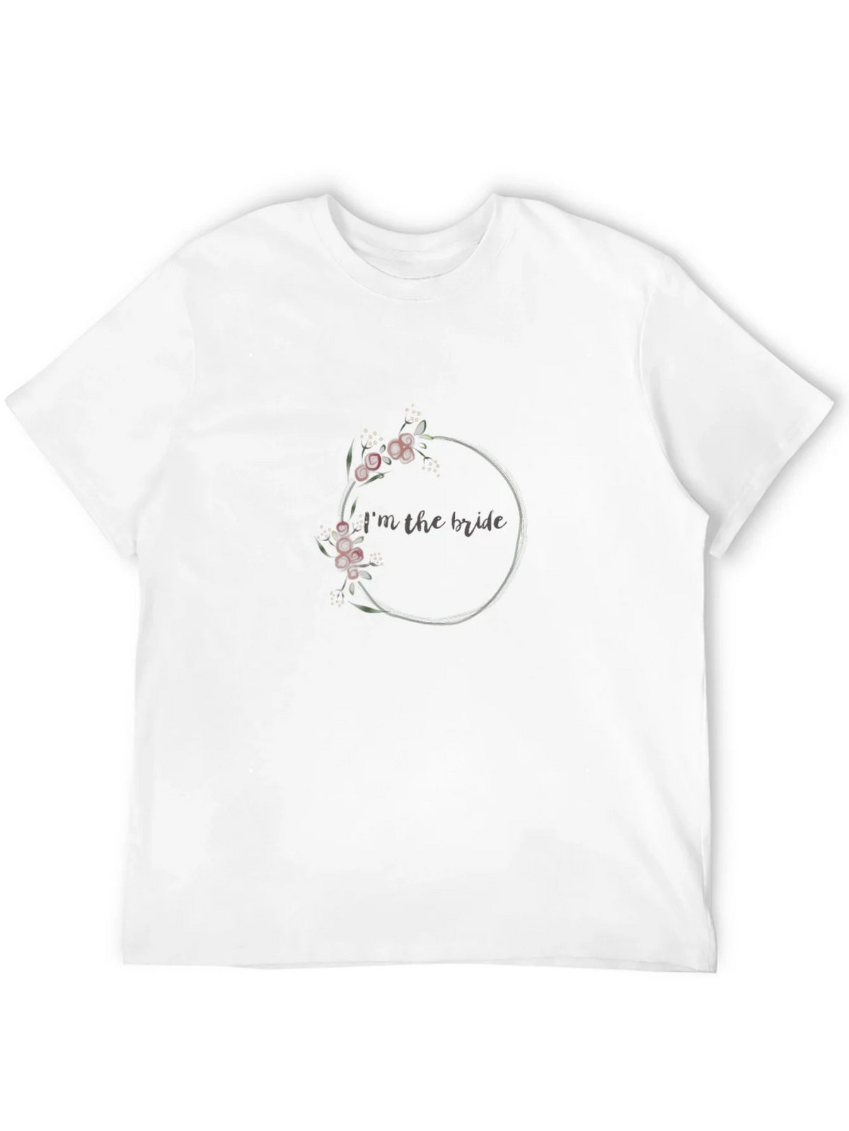 Bride Floral Wreath Graphic T-Shirt product image 3
